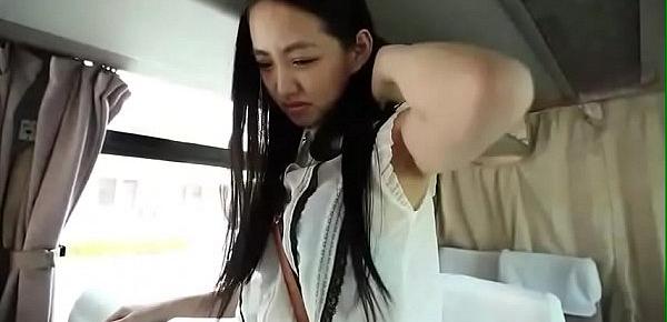 Yuki Mamiya on Private Room Traveling with bus